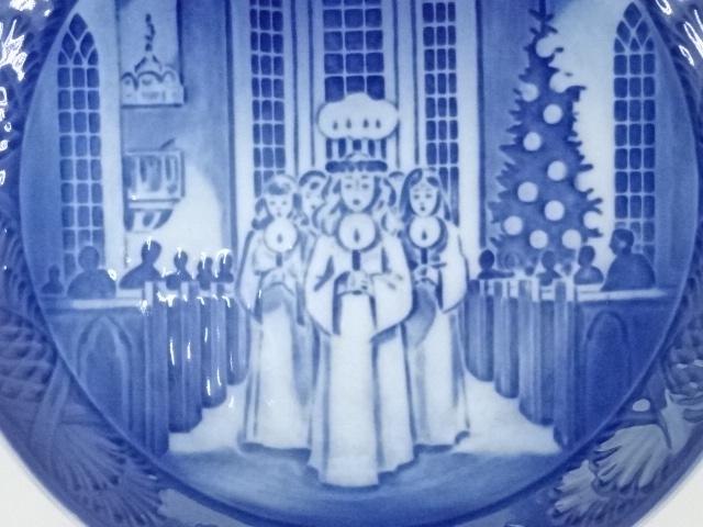 希少！Royal Copenhagen 1991年製カラーイヤープレート